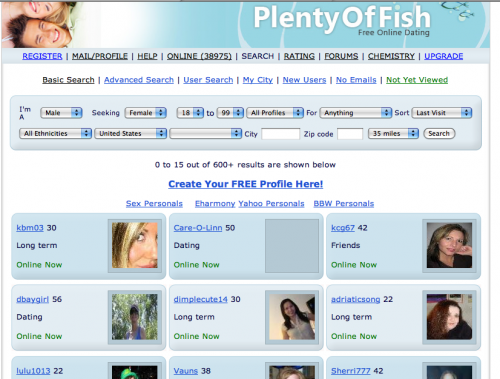 Plenty of Fish